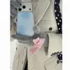 Funda para Teléfono Móvil Estilo Coreano Ins Oso Lindo 17Promax Adecuada para 16Promax Pegamento 15Pro/14Pro Puntos
