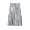 Moda Femenina de Verano Transfronteriza Europea y Americana en Aliexpress: Faldas de cintura ajustable, versátiles y de corte holgado