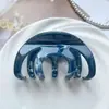 Nuevo Pasador de Cabello con Patrón de Mármol de Amazon Transfronterizo para la Parte Trasera de la Cabeza, Pasador Versátil, Pinza de Tiburón para Moño, Accesorio para el Cabello para Mujeres
