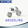 Suministro de fábrica 3*8 * 4mm 693ZZ rodamiento de bolas de ranura profunda en miniatura rodamiento para secador de pelo de refrigeración juguete