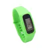 Pulseira Pedômetro Eletrônico de Fornecimento Spot Relógio de Silicone LED Multifuncional Moda Esportiva Pedômetro Relógio de Presente