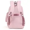 Mochila escolar para mujer, estilo coreano, estilo universitario moderno, mochila escolar de bloques de color, mochila casual de gran capacidad para viajes al aire libre