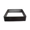 Jardín de flores de chapa galvanizada de fábrica Amazon transfronterizo cuadrado espolvoreado exterior jardinería caja de plantación macetero