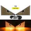 Nueva Luz Decorativa LED para Coche Ojo de Diablo Modificada Luz Ojo Grande Kazilan Decoración Personalizada 11 Modos USB