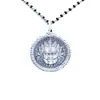 Prata Pura 999 prata de lei Pingente Deus da Riqueza masculino e feminino sólido redondo marca personalizado pingente de prata antigo Jiyan moda nacional atacado