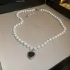 Colar Francês Retro de Zircônia Pérola Gota d'Água Camada Dupla Luxo Leve High-End Versátil Corrente para Suéter Colar Simples Personalizado