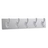 Ganchos Adhesivos Fuertes de Plástico para Ropa, Ganchos Transparentes sin Rastro para Puerta de Cocina, Ganchos para Abrigos Montados en la Pared sin Perforaciones