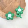 Perlas Perforadas con Agujero Vertical de Girasol Pintado en Acrílico Materiales para Accesorios de Joyería Colgante de Bolsa de Pulsera Llavero