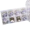 Cristal K9 8mm Cuadrado Sin Base Rhinestone Bola Apilada Decoraciones de Uñas Dazzling de Alta Calidad Premium