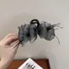 Atmósfera pluma burbuja nube pinza de pelo grande femenina recogido parte trasera de la cabeza pinza de tiburón volumen pelo esponjoso cabello