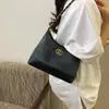 Bolsa de Axila Retro de Moda de Primavera Transfronteriza para Mujer Estilo Coreano Bolso de Hombro Sencillo Bolso Cruzado con Cadena Escarchada de Moda