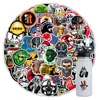 200 piezas de pegatinas de graffiti para casco de seguridad europeo y americano transfronterizo, impermeables, para equipaje, patineta, electricista, soldador, pegatinas mixtas