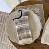 Songmu"Série Cinza-Roxo Aveia Meias Femininas, Design Nicho Estilo Ins, Meias de Cano Médio para Meninas, Atacado
