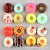 Donas de Fresa Comida Juego Pastel Accesorios de Resina Pegamento Crema Carcasa para Teléfono Móvil DIY Adorno para la Cabeza Accesorios para el Cabello Collar Paquete de Materiales