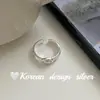 Anillo de diseño nicho de alta gama inspirado en el estilo coreano ins, plata de ley S925, anillo de perla ovalada suave y elegante, versátil
