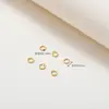 Chapado en cobre oro real 18K color dorado retención de color conector galvanizado Accesorios para joyería DIY hechos a mano Pulsera aretes Perler beads al por mayor