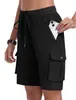 Shorts de Trabajo para Mujer Amazon con Cordón Elástico en la Cintura, Multibolsillos, Algodón Puro, Transpirables, para Exteriores y Uso Diario