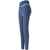Pantalones de yoga ajustados de cintura alta con combinación de colores para mujer, de secado rápido, color melocotón y nude, para fitness, nuevos