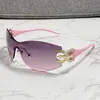 Óculos de sol europeus e americanos com armação grande, óculos de sol personalizados à prova de UV, óculos de sol com rede de pérolas para a internet