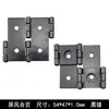 Bisagra de tres pliegues accesorios de bisagra para puerta de mueble armario bisagra de hierro plegable doblada ferretería para marco de fotos armario de zapatos armario con espejo venta al por mayor