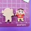 Disfraces brillantes de dibujos animados Serie Shin-chan para niños Accesorios de resina DIY para accesorios para el cabello, pinzas para el cabello, fundas de teléfono, hebillas de zapatos y materiales decorativos