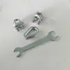 Accesorios para Equipo de Fitness Conector de Cable de Acero Terminal de Bloqueo para Uso Doméstico y Comercial Terminal de Remache para Cuerda de Jalón Alto