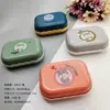 Jabonera de Plástico con Tapa, Jabonera con Forma de Huevo con Drenaje, Artículos Cuadrados para el Baño del Hogar al por Mayor