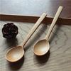 Nuevos productos en el estante Cuchara de madera japonesa de mango largo Cuchara mezcladora de haya Cuchara para arroz fabricantes venta al por mayor en stock