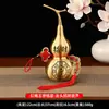 Adorno de calabaza de latón con tapa abierta, calabaza de cobre de ocho trigramas hueca, colgante grande auspicioso y que cumple deseos, decoración para sala de estar del hogar