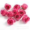 Flores Artificiales de Rosa para Bodas, Capullos de Flores Falsas, Flores de Seda, Decoración Hecha a Mano Materiales DIY, Accesorios de Flor para Peineta Estilo Bosque