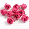 Flor de rosa flor de simulación uso de boda flor flor artificial capullo de flor flor de seda decoración hecha a mano material diy horquilla estilo bosque accesorios de cabeza de flor