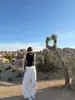 Eeone3.30/10:Pantalones de Lino Holgados Casuales con Caída Pierna Ancha Inspirados en el Oxígeno 00Am