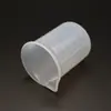 Copo Medidor de Silicone 100ml - DIY Molde de Silicone para Proporção de Resina Epóxi Cristalizada Copo Medidor Reutilizável Prensagem de Olho para BJD