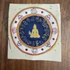 K002792 Thangka do Mantra do Buda da Medicina, Pintado à Mão Puro em Xizang e Nepal, Núcleo de 3,5"