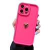 Funda para teléfono móvil Apple 13Promax aplicable transfronteriza 16E/15/17 Estéreo Corazón Dorado Iphone14 Exportación
