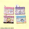 Mipin Papelaria Saco de Rede A4 Coelho Miffy Fofo Miffy Snoopy Mini Bolsa de Arquivo A5 Bolsa de Armazenamento com Zíper