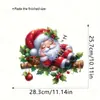 Adesivo Papai Noel de Conto de Fadas Guirlanda Boneco de Neve dos Sonhos Banheiro Banheiro Decoração de Atmosfera Festiva Adesivo de Vaso Sanitário