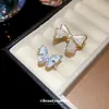 Anillo Abierto de Flor de Lazo con Circonita Bañado en Oro Real de 14K, Anillo de Dedo Índice de Lujo Ligero de Moda, Joyería Versátil de Nicho