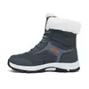 Botas de Nieve Transfronterizas para Hombre, Botas Cálidas de Invierno, Zapatos de Algodón con Forro Polar para Hombre y Mujer, Botas Cálidas para Hombre, Zapatos de Caña Media, Venta al por Mayor en Stock