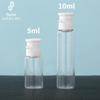 Shengmei 5ml Frasco Transparente para Beleza Médica com Tampa de Rosca Frasco de Vidro com Tampa de Rasgar 10ml Frasco Dispensador de Líquido Original para Cosméticos