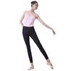 Calças de Dança para Adultos Calças Cortadas Pretas para Mulheres Ballet Body Training Tight Stretch Training Pants Key Beauty