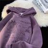 Sudadera con capucha de gamuza súper gruesa para hombre, invierno, forrada de polar, gruesa, estilo americano, retro, holgada, pesada, para adolescentes