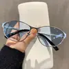 Óculos de Sol Cat-Eye para Mulheres, Tendência de Alta Qualidade Proteção UV Estilo Americano Retrô Óculos de Sol, Mesmo Estilo das Celebridades da Internet