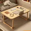 Mesa Pequena Dobrável, Mesa de Cama, Mesa para Laptop, Mesa para Estudante Preguiçoso no Dormitório, Mesa de Estudo Multifuncional para Crianças