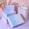 Caixa de presente gradiente estrela lua dia dos namorados caixa de presente de batom cosmético festival qixi caixa de presente surpresa terno