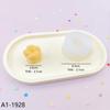 Serie de Juguetes de Comida Mini Molde de Silicona Nariz Pequeña Pegamento de Crema DIY Molde para Funda de Teléfono Móvil Accesorios para Pasador Molde para Hornear