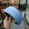 Faixa de Cabeça Larga de Lã Retrô Outono e Inverno para Mulheres, Luxo Acessível de Alta Qualidade, Cor Lisa, Faixa de Cabeça Versátil de Topo Alto, Acessórios de Cabelo para Lavar o Rosto para Mulheres