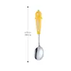 Colher de Aço Inoxidável 304, Talheres Infantis com Aparência de Desenho Animado, Colher para Comida de Bebê, Colher de Lingote, Colher para Comer, Colher de Sopa