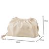 Fabricantes de bolsas de lona con cordón en blanco, venta al por mayor, bolsas de almacenamiento de compras de algodón, producción con logotipo impreso