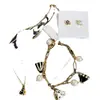 Novo Estilo Simples Pequeno Fofo Brilhante Diamante Pequeno Xícara de Chá Bule Brincos Colar Pulseira Conjunto Joias para Mulheres